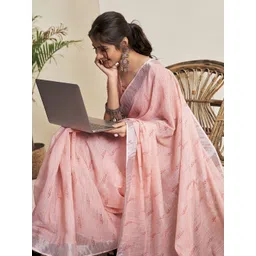 Satrani Ethnic Motifs Woven Design Ready to Wear Saree-picture-28