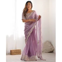 satrani Tissue Silk Traditional Saree With Blouse Piece-picture-27
