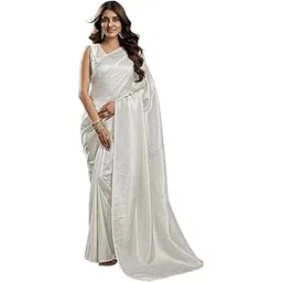 satrani Women's Jacquard Silk Blend Saree-picture-20