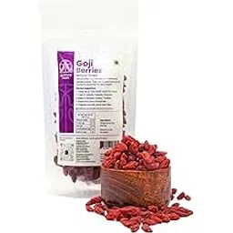 Sattvic Foods Dried Goji Berries (100 g) | Non-GMO, Preservative-Free, Unsweetened Happy Berries | Rich in Antioxidants, Vitamins & Fibre | Enjoy Plain or in Smoothies, Cereals & Baking-picture-21