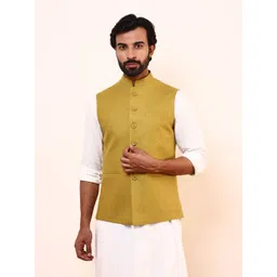 Satwaa Solid Nehru Jacket-picture-35
