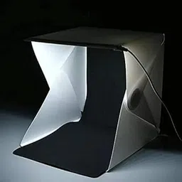 SATYAM KRAFT 1 Piece of Mini Folding Studio Light Box Tent with White and Black Background Sheet and 20 LED Lights for Product Photography, Photoshoot, Pictures and DIY (20 cm)-picture-20