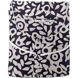 satyam nighties Women 3XL Batik Cotton Nighty - Extra Comfortable Sleepwear-picture-54