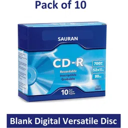 Sauran CD Recordable Pack of 10 Blank Digital Versatile Disc DVD 700 MB-picture-28