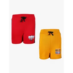 SAVAGE Boys Pack of 2 Pure Cotton Shorts-picture-43