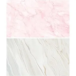 SAVIAURA 1 Sheet 2 in 1 3D Flat Lay Tabletop Double-Sided Photography Backdrop Photo Studio Flatlay Background PVC Wrinkle-Free for Small Product Shoot (Pink & Off White Marble Pattern)-picture-11