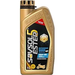 SAVSOL ESTER5 ESTERMAX 5000 4T 10W-30, Premium Mineral Oil for Bikes (1L)-picture-26