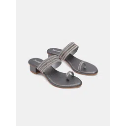 SAWADI Women Embellished Open Toe Block Heel Sandals-picture-19