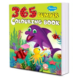 sawan 365 Bumper Colouring Book - English-picture-22