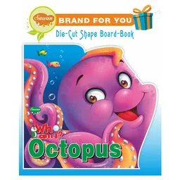 Sawan 'Who Am I' Octopus Die-Cut Shape Board Book - English-picture-12
