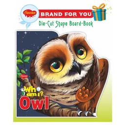 Sawan 'Who Am I' Owl Die-Cut Shape Board Book - English-picture-26