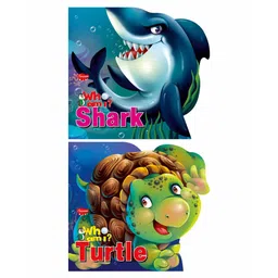 Sawan Who Am I Shark & Turtle Board Books Pack of 2 - English-picture-30