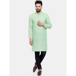 Sayesha Men Green Kurta-picture-15