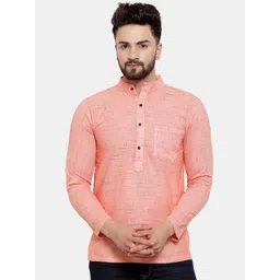 Sayesha Men Red Geometric Printed Kurta-picture-25