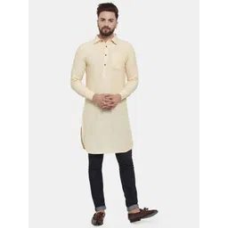 Sayesha Men Shirt Collar Cotton Kurta-picture-36