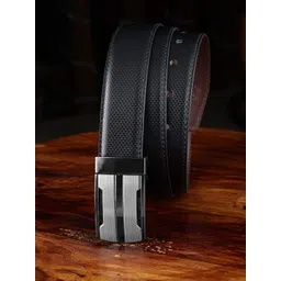 SAZARA Men Textured Leather Belt-picture-16