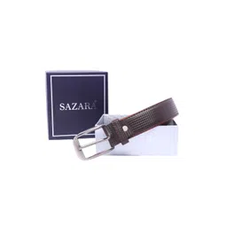 SAZARA Men Textured Leather Belt-picture-20