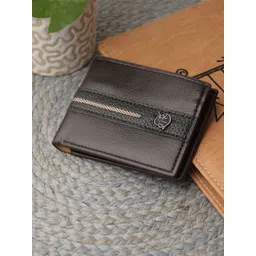 SAZARA Men Textured Leather Two Fold Wallet-picture-21