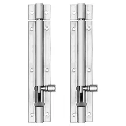 Saze 6 inch Stainless Steel Plain Tower Bolt (Pack of 2)-picture-44