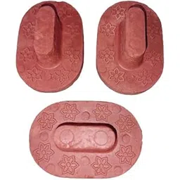 SB HERBAL PACK OF 3 PC Terracotta Natural Pumice Stone Foot Scrubber Handmade Organic Clay eco Friendly Dead Skin Remover Women Men Unisex.-picture-12