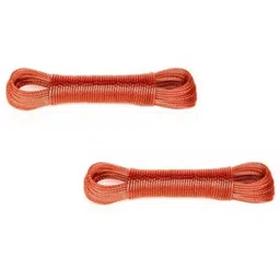 (Combo of 2 , 20 Meter Quality Clothesline Wet Cloth Laundry Rope 2PCS ojeffe Red-image-3