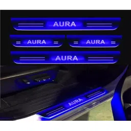 SCA Blue LED Door Sill Plate for Aura All Model (Set of 4)-picture-13