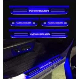 SCA Blue LED Door Sill Plate for Jeep Wrangler All Model (Set of 4)-picture-14
