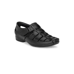 SCARPIA Men Black Shoe-Style Sandals-picture-21