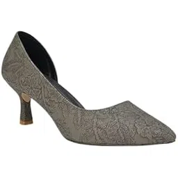 scentra fashion Women's Solid Pointed-Toe Kitten Heels with Closed Back – Elegant and Comfortable for Parties and Office Wear-picture-32