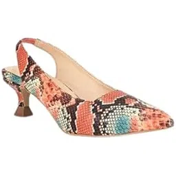 scentra fashion Women's Textured Pointed-Toe Slingback Kitten Heels with Backstrap – Sleek and Comfortable for Parties and Office Wear-picture-15