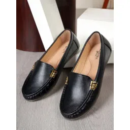 Scentra Women's Black Casual Loafers-picture-18