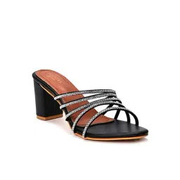 Scentra Women's Black Casual Sandals-picture-17