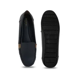 Scentra Women's Celin Cusioned Blue Loafers image 4