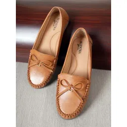 Scentra Women's Tan Casual Moccasins-picture-32