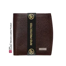 Scharf Andrew Dark Brown Formal Leather Rfid Bi-Fold Wallet for Men-picture-15