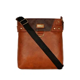 Scharf James Tan Solid Small Cross Body Bag-picture-23