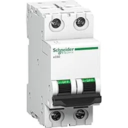 Schneider Electric Acti9 MCB A9N2P25C, 25Amp 2 Pole MCB, C Curve, 10000A (10kA) White Color Miniature Circuit Breaker-picture-14