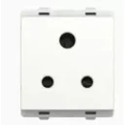 Schneider Electric 6A 3 Pin Socket Outlet With Shutter, White P2005NS-image-2