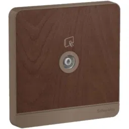 Schneider Electric AvatarOn 1M Polycarbonate Dark Wood TV Socket, E8331TV_WD-picture-25