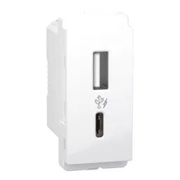 Schneider Electric Livia Matt Finish USB Charger with 220-240 V AC Rated Supply Voltage, P7003-image-13