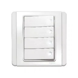 Schneider Electric NEO Horizontal Dolly Switch 4 Gang 1 Way 10 Amp White, E3034H1EWWW-image-12