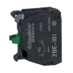 Schneider Electric Single Contact Block for Head 1 NO Silver Alloy Screw Clamp Terminal, ZBE101-picture-20