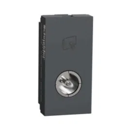 Schneider Electric Unica Pure 1 Module Volcanic Grey Coaxial TV Socket, UNSTVCOAX1M_GY (Pack of 20)-picture-23