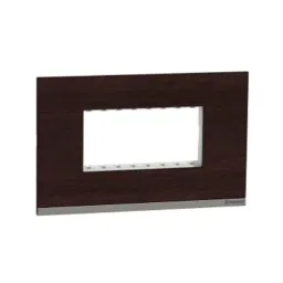 Schneider Electric Unica Pure 4 Module Wood Rhodium Oak Cover Plate, UNPCP4M_WD-picture-19