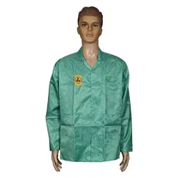 SCHOFIC Antistatic ESD Safe Lab Coat/Jacket Full Sleeves Unisex Green Size - L-picture-16