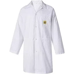 SCHOFIC Antistatic ESD Safe Lab Coat/Jacket Full Sleeves Unisex White Size - L-picture-43