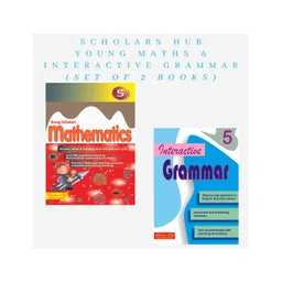 Young Scholars Mathematics & Interactive Grammar Workbook Combo for Grade 5 Pack of 2 Books - English-image-39