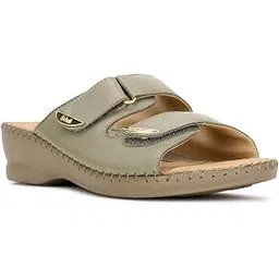 scholl Women Mule Slipper Trim Mule - 3 UK Green-picture-32