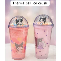 SCHOOLISH Stay cool and stylish with these adorable character-themed 450 ml tumblers! These double-walled cups are perfect for keeping your favorite cold drinks chilled - PACK OF 1 - COLOR MAY VARY-picture-14