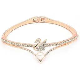 scintillare by sukkhi Versatile Fashionable Rose Gold with Crystal Stone Studded Duck Shaped Stylish Kada Bangle Bracelet Jewellery for Women & Girls|BC107131-picture-12